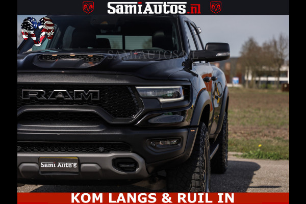 Dodge Ram TRX HELLCAT | 6.2 V8 712PK SUPERCHARGER | FULLY LOADED | CARBON | BLACK ON BLACK | CREW CAB | DUBBELE CABINE | 5 PERSOONS |