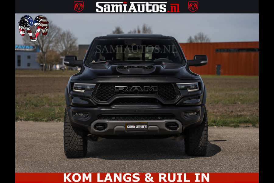 Dodge Ram TRX HELLCAT | 6.2 V8 712PK SUPERCHARGER | FULLY LOADED | CARBON | BLACK ON BLACK | CREW CAB | DUBBELE CABINE | 5 PERSOONS |