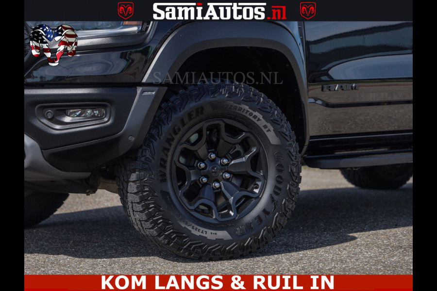Dodge Ram TRX HELLCAT | 6.2 V8 712PK SUPERCHARGER | FULLY LOADED | CARBON | BLACK ON BLACK | CREW CAB | DUBBELE CABINE | 5 PERSOONS |