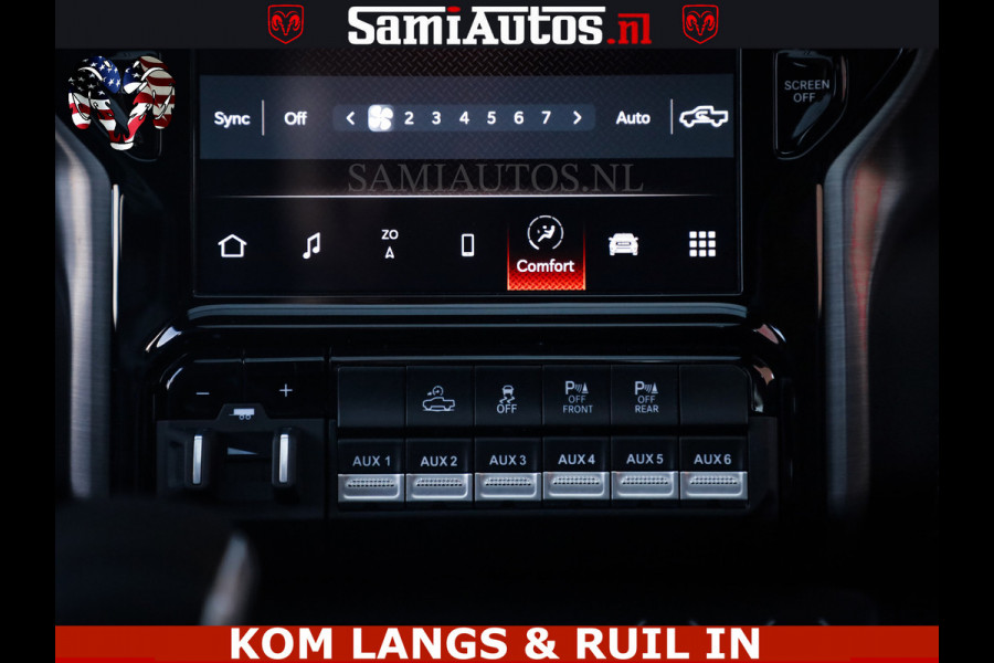 Dodge Ram TRX HELLCAT | 6.2 V8 712PK SUPERCHARGER | FULLY LOADED | CARBON | BLACK ON BLACK | CREW CAB | DUBBELE CABINE | 5 PERSOONS |