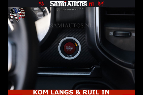 Dodge Ram TRX HELLCAT | 6.2 V8 712PK SUPERCHARGER | FULLY LOADED | CARBON | BLACK ON BLACK | CREW CAB | DUBBELE CABINE | 5 PERSOONS |