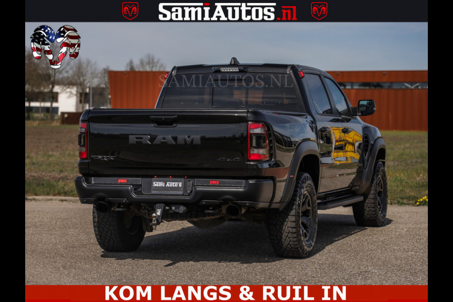 Dodge Ram TRX HELLCAT | 6.2 V8 712PK SUPERCHARGER | FULLY LOADED | CARBON | BLACK ON BLACK | CREW CAB | DUBBELE CABINE | 5 PERSOONS |