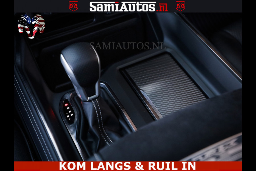 Dodge Ram TRX HELLCAT | 6.2 V8 712PK SUPERCHARGER | FULLY LOADED | CARBON | BLACK ON BLACK | CREW CAB | DUBBELE CABINE | 5 PERSOONS |