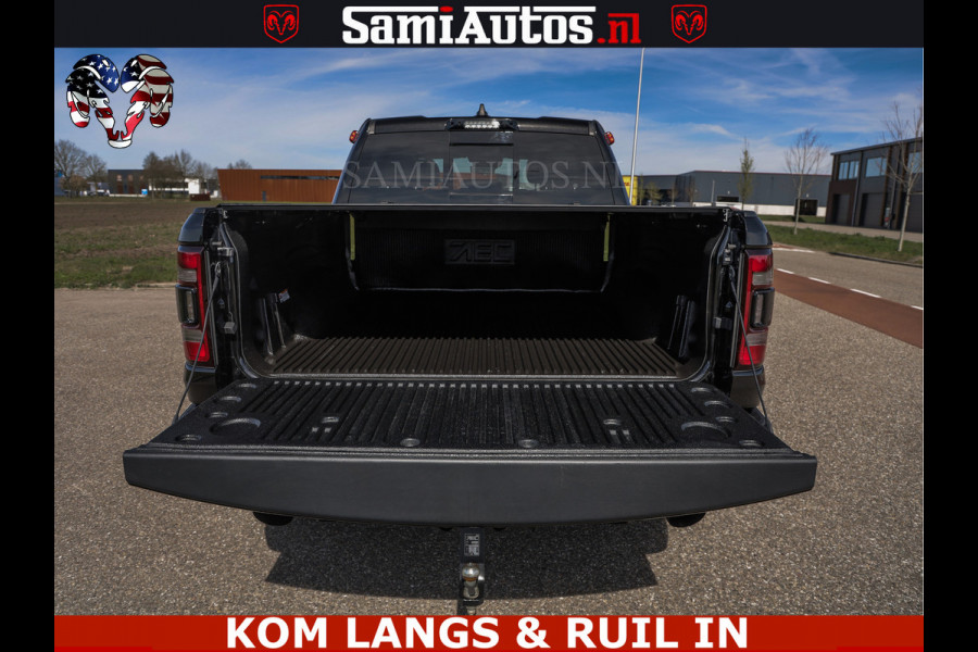 Dodge Ram TRX HELLCAT | 6.2 V8 712PK SUPERCHARGER | FULLY LOADED | CARBON | BLACK ON BLACK | CREW CAB | DUBBELE CABINE | 5 PERSOONS |