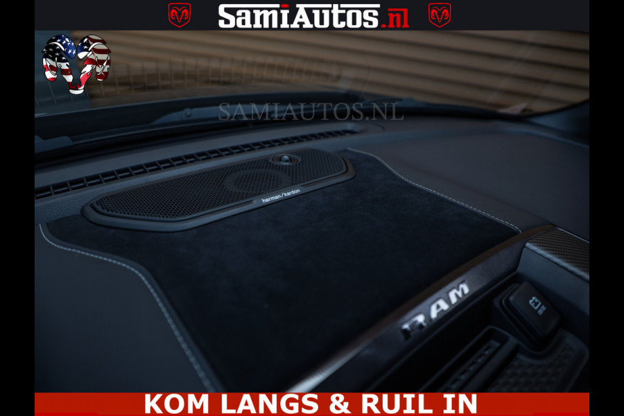 Dodge Ram TRX HELLCAT | 6.2 V8 712PK SUPERCHARGER | FULLY LOADED | CARBON | BLACK ON BLACK | CREW CAB | DUBBELE CABINE | 5 PERSOONS |