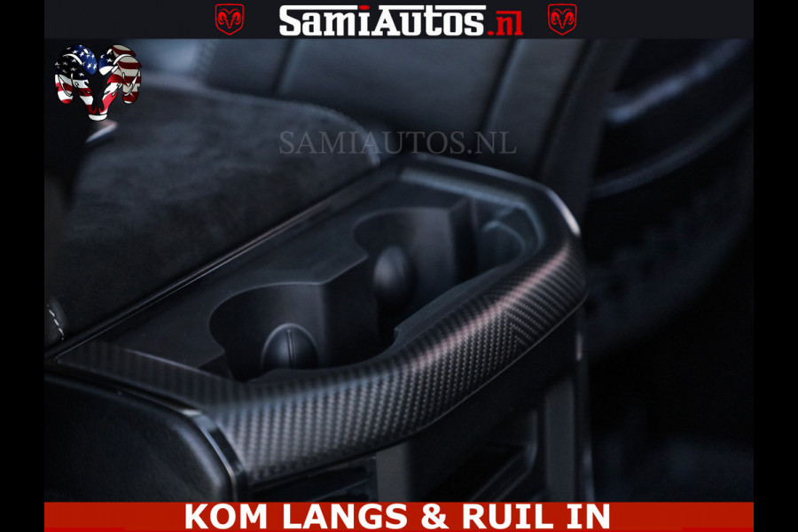 Dodge Ram TRX HELLCAT | 6.2 V8 712PK SUPERCHARGER | FULLY LOADED | CARBON | BLACK ON BLACK | CREW CAB | DUBBELE CABINE | 5 PERSOONS |