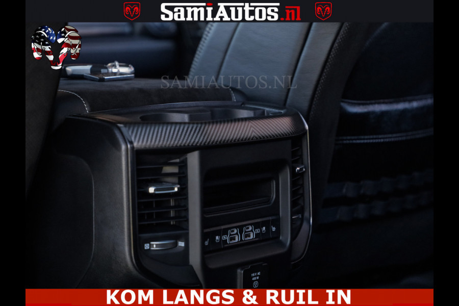 Dodge Ram TRX HELLCAT | 6.2 V8 712PK SUPERCHARGER | FULLY LOADED | CARBON | BLACK ON BLACK | CREW CAB | DUBBELE CABINE | 5 PERSOONS |