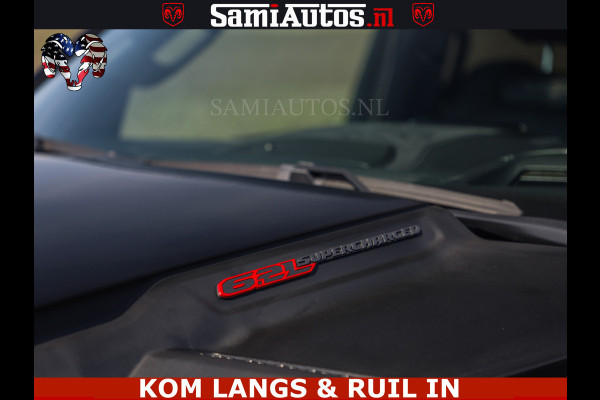 Dodge Ram TRX HELLCAT | 6.2 V8 712PK SUPERCHARGER | FULLY LOADED | CARBON | BLACK ON BLACK | CREW CAB | DUBBELE CABINE | 5 PERSOONS |