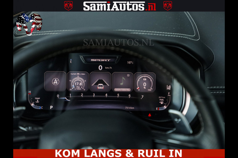 Dodge Ram GT HULK | 5.7 V8 HEMI | VIRTUAL COCKPIT | HEAD-UP | ADAPTIVE CRUISE | 360 CAMERA | TRX PACK | Comfortabele Dubbele Cabine met Royale 5 Zitplaatsen | BPM vrij