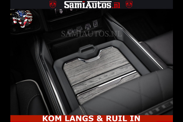 Dodge Ram Limited Night High Output 540HP 706Nm | Massage + Full Option | De Meest Luxe en Volle Pick-Up in zijn Klasse | Comfortabele Dubbele Cabine met Royale 5 Zitplaatsen | BPM vrij | Nu Leverbaar uit Voorraad | Voorraad Nr 2300 - 7689