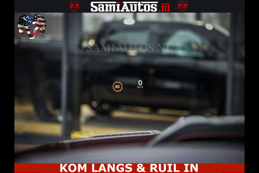 Dodge Ram Limited Night High Output 540HP 706Nm | Massage + Full Option | De Meest Luxe en Volle Pick-Up in zijn Klasse | Comfortabele Dubbele Cabine met Royale 5 Zitplaatsen | BPM vrij | Nu Leverbaar uit Voorraad | Voorraad Nr 2300 - 7689