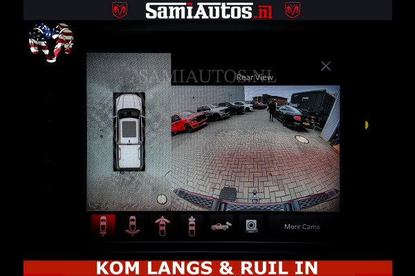 Dodge Ram Limited Night High Output 540HP 706Nm | Massage + Full Option | De Meest Luxe en Volle Pick-Up in zijn Klasse | Comfortabele Dubbele Cabine met Royale 5 Zitplaatsen | BPM vrij | Nu Leverbaar uit Voorraad | Voorraad Nr 2300 - 7689