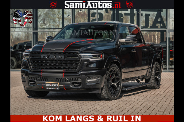 Dodge Ram HULK Pack | Limited Night H.O 540HP 706Nm | Massage + Full Option | De Meest Luxe en Volle Pick-Up in zijn Klasse | Hulk Pack is Comfortabele Dubbele Cabine met Royale 5 Zitplaatsen | BPM vrij | Nu Leverbaar uit Voorraad | Voorraad Nr 2353 - 5412