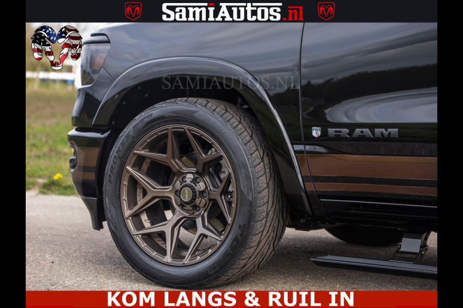 Dodge Ram GT EDITION | TRX PACK | 5.7 V8 HEMI | BRONZE LINE | LUCHT VERING | VITUAL | ADAPTIVE CRUISE | PANORAMADAK | MEGA DIK | Comfortabele Dubbele Cabine met Royale 5 Zitplaatsen | DC |