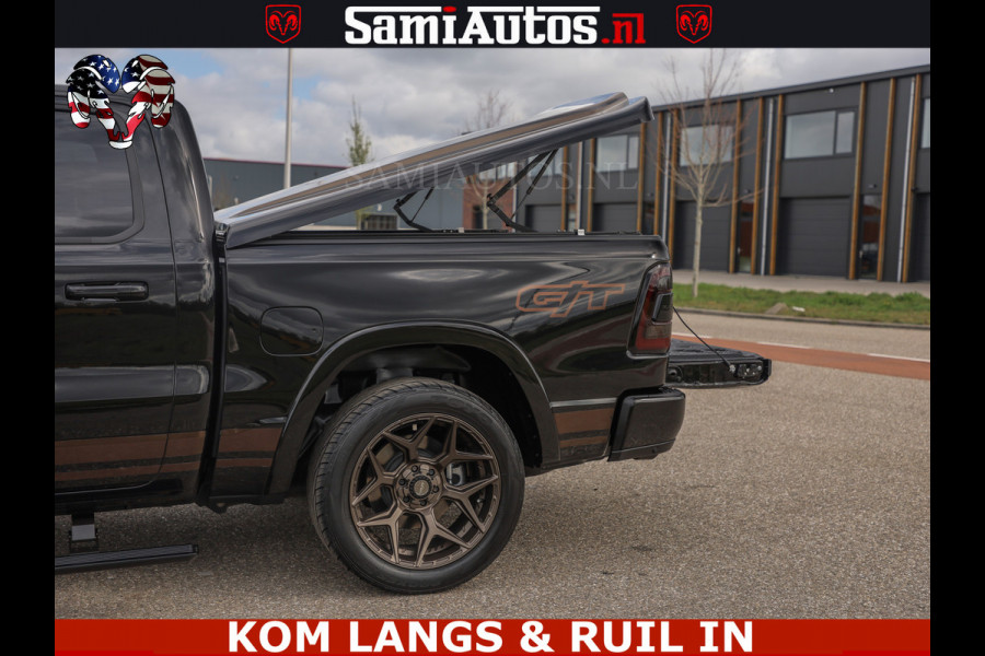 Dodge Ram GT EDITION | TRX PACK | 5.7 V8 HEMI | BRONZE LINE | LUCHT VERING | VITUAL | ADAPTIVE CRUISE | PANORAMADAK | MEGA DIK | Comfortabele Dubbele Cabine met Royale 5 Zitplaatsen | DC |