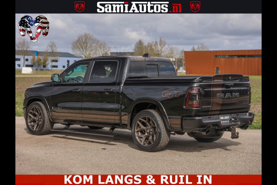 Dodge Ram GT EDITION | TRX PACK | 5.7 V8 HEMI | BRONZE LINE | LUCHT VERING | VITUAL | ADAPTIVE CRUISE | PANORAMADAK | MEGA DIK | Comfortabele Dubbele Cabine met Royale 5 Zitplaatsen | DC |