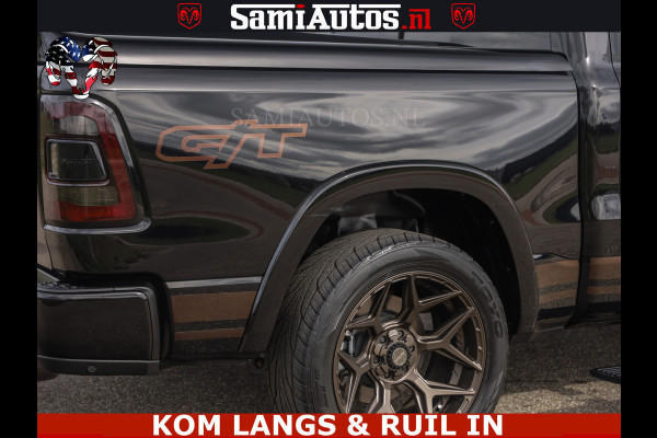 Dodge Ram GT EDITION | TRX PACK | 5.7 V8 HEMI | BRONZE LINE | LUCHT VERING | VITUAL | ADAPTIVE CRUISE | PANORAMADAK | MEGA DIK | Comfortabele Dubbele Cabine met Royale 5 Zitplaatsen | DC |