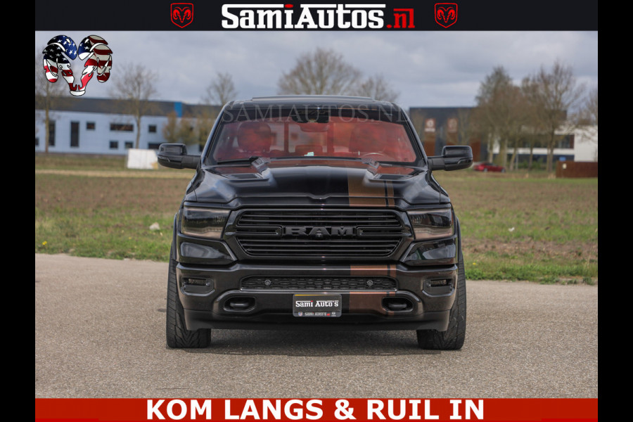 Dodge Ram GT EDITION | TRX PACK | 5.7 V8 HEMI | BRONZE LINE | LUCHT VERING | VITUAL | ADAPTIVE CRUISE | PANORAMADAK | MEGA DIK | Comfortabele Dubbele Cabine met Royale 5 Zitplaatsen | DC |