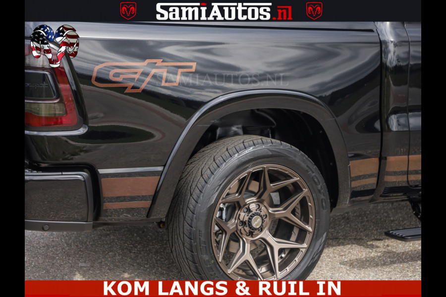 Dodge Ram GT EDITION | TRX PACK | 5.7 V8 HEMI | BRONZE LINE | LUCHT VERING | VITUAL | ADAPTIVE CRUISE | PANORAMADAK | MEGA DIK | Comfortabele Dubbele Cabine met Royale 5 Zitplaatsen | DC |