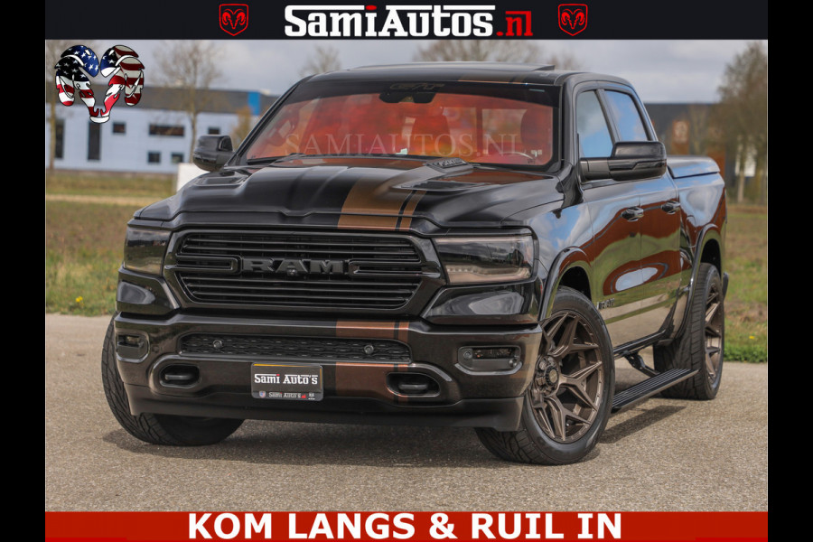 Dodge Ram GT EDITION | TRX PACK | 5.7 V8 HEMI | BRONZE LINE | LUCHT VERING | VITUAL | ADAPTIVE CRUISE | PANORAMADAK | MEGA DIK | Comfortabele Dubbele Cabine met Royale 5 Zitplaatsen | DC |