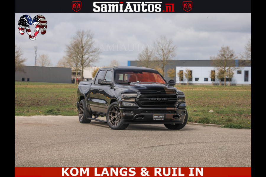 Dodge Ram GT EDITION | TRX PACK | 5.7 V8 HEMI | BRONZE LINE | LUCHT VERING | VITUAL | ADAPTIVE CRUISE | PANORAMADAK | MEGA DIK | Comfortabele Dubbele Cabine met Royale 5 Zitplaatsen | DC |