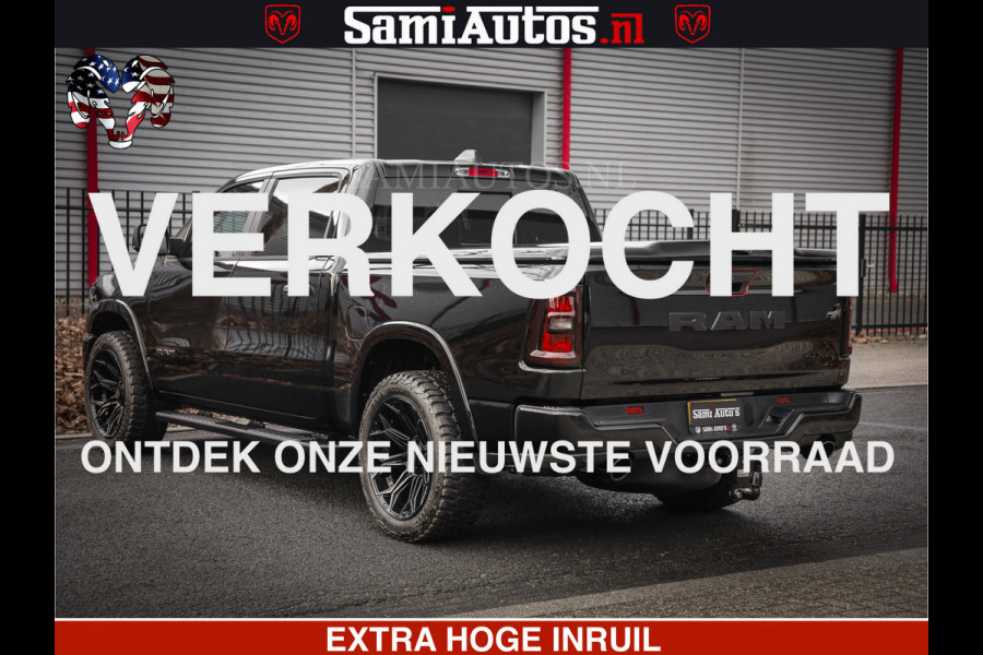 Dodge Ram RS LEDER RODE STIKSELS | 6 PERSOONS | 420Pk 636Nm | Pick-Up | Comfortabele Dubbele Cabine met Royale 6 Zitplaatsen | BPM vrij | Nu Leverbaar uit Voorraad | Voorraad Nr 2217- 2911