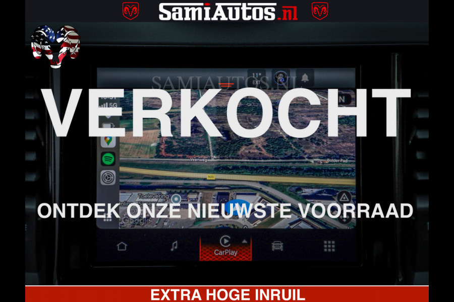 Dodge Ram RS LEDER RODE STIKSELS | 6 PERSOONS | 420Pk 636Nm | Pick-Up | Comfortabele Dubbele Cabine met Royale 6 Zitplaatsen | BPM vrij | Nu Leverbaar uit Voorraad | Voorraad Nr 2217- 2911