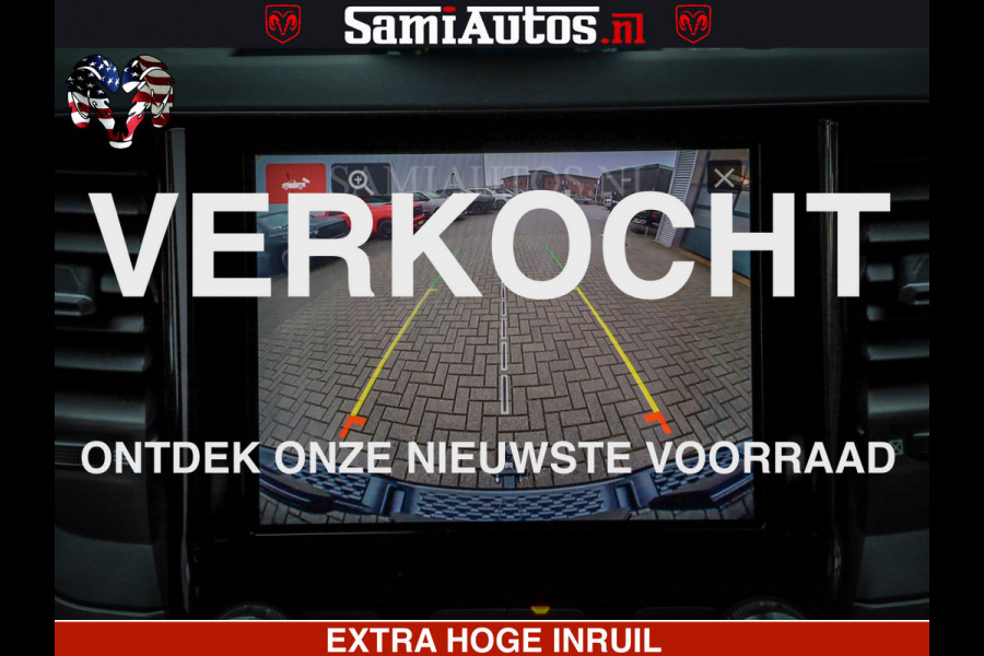 Dodge Ram RS LEDER RODE STIKSELS | 6 PERSOONS | 420Pk 636Nm | Pick-Up | Comfortabele Dubbele Cabine met Royale 6 Zitplaatsen | BPM vrij | Nu Leverbaar uit Voorraad | Voorraad Nr 2217- 2911