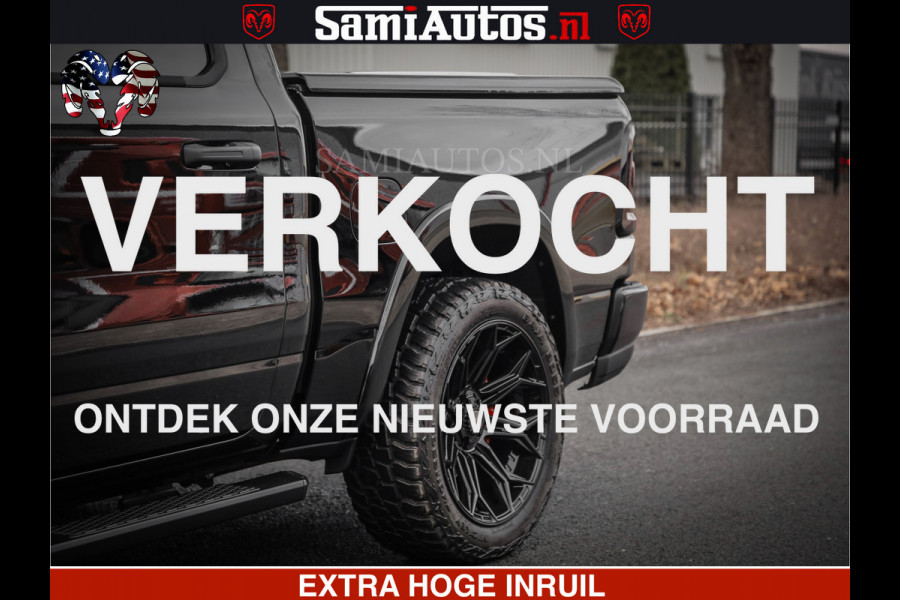 Dodge Ram RS LEDER RODE STIKSELS | 6 PERSOONS | 420Pk 636Nm | Pick-Up | Comfortabele Dubbele Cabine met Royale 6 Zitplaatsen | BPM vrij | Nu Leverbaar uit Voorraad | Voorraad Nr 2217- 2911