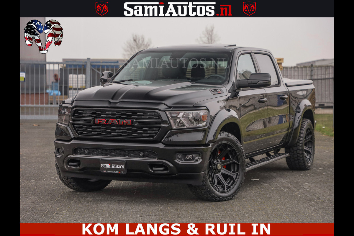 Dodge Ram SPORT | 5.7 V8 4x4 HEMI | PANORAMA DAK | GROOTSCHEM 12 INCH | LPG | Diamond Black Pearl | CREW CAB | DUBBELE CABINE | 5 PERSOONS | DC | VOORRAAD NR 2559 - 3308