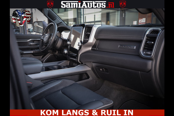 Dodge Ram SPORT | 5.7 V8 4X4 | 22 ICH WHEELS | 12 INCH MULTIMEDIA | MEMORY SEAT | BED STEP | 3500KG | GRANITE CRYSTAL | PRINS LPG | CRUISE | FULL LED | ALARM K3 | UITLAAT KLEP SYSTEEM ALS NIEUW!