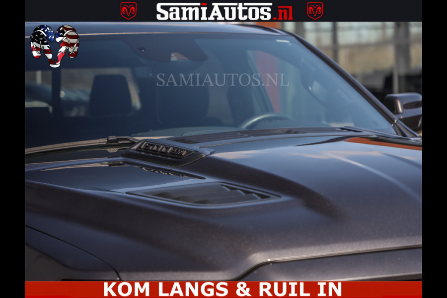 Dodge Ram SPORT | 5.7 V8 4X4 | 22 ICH WHEELS | 12 INCH MULTIMEDIA | MEMORY SEAT | BED STEP | 3500KG | GRANITE CRYSTAL | PRINS LPG | CRUISE | FULL LED | ALARM K3 | UITLAAT KLEP SYSTEEM ALS NIEUW!