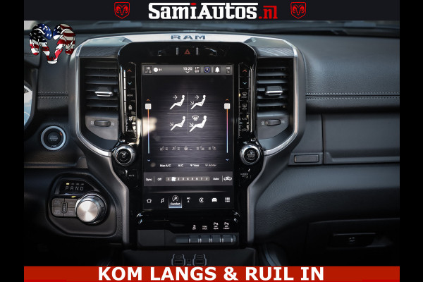 Dodge Ram SPORT | 5.7 V8 4X4 | 22 ICH WHEELS | 12 INCH MULTIMEDIA | MEMORY SEAT | BED STEP | 3500KG | GRANITE CRYSTAL | PRINS LPG | CRUISE | FULL LED | ALARM K3 | UITLAAT KLEP SYSTEEM ALS NIEUW!