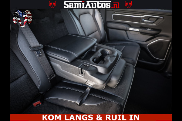 Dodge Ram SPORT | 5.7 V8 4X4 | 22 ICH WHEELS | 12 INCH MULTIMEDIA | MEMORY SEAT | BED STEP | 3500KG | GRANITE CRYSTAL | PRINS LPG | CRUISE | FULL LED | ALARM K3 | UITLAAT KLEP SYSTEEM ALS NIEUW!