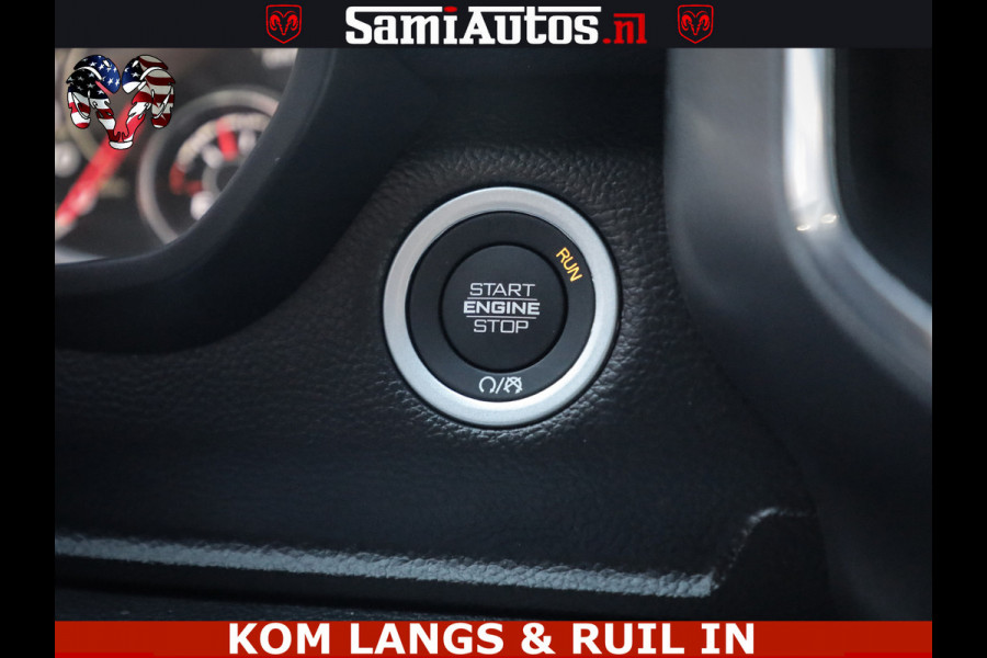 Dodge Ram SPORT | 5.7 V8 4X4 | 22 ICH WHEELS | 12 INCH MULTIMEDIA | MEMORY SEAT | BED STEP | 3500KG | GRANITE CRYSTAL | PRINS LPG | CRUISE | FULL LED | ALARM K3 | UITLAAT KLEP SYSTEEM ALS NIEUW!