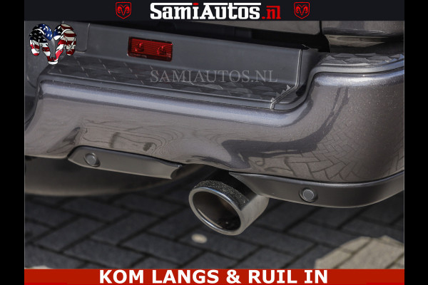 Dodge Ram SPORT | 5.7 V8 4X4 | 22 ICH WHEELS | 12 INCH MULTIMEDIA | MEMORY SEAT | BED STEP | 3500KG | GRANITE CRYSTAL | PRINS LPG | CRUISE | FULL LED | ALARM K3 | UITLAAT KLEP SYSTEEM ALS NIEUW!