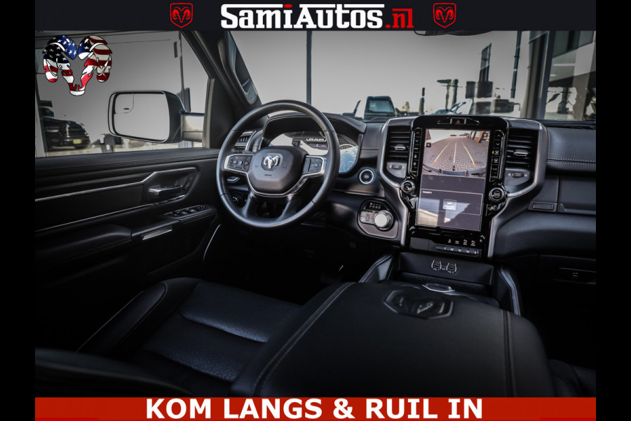 Dodge Ram SPORT | 5.7 V8 4X4 | 22 ICH WHEELS | 12 INCH MULTIMEDIA | MEMORY SEAT | BED STEP | 3500KG | GRANITE CRYSTAL | PRINS LPG | CRUISE | FULL LED | ALARM K3 | UITLAAT KLEP SYSTEEM ALS NIEUW!