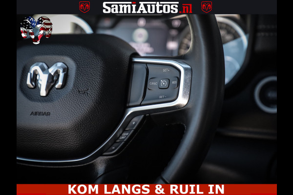 Dodge Ram SPORT | 5.7 V8 4X4 | 22 ICH WHEELS | 12 INCH MULTIMEDIA | MEMORY SEAT | BED STEP | 3500KG | GRANITE CRYSTAL | PRINS LPG | CRUISE | FULL LED | ALARM K3 | UITLAAT KLEP SYSTEEM ALS NIEUW!