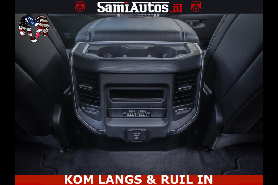 Dodge Ram SPORT | 5.7 V8 4X4 | 22 ICH WHEELS | 12 INCH MULTIMEDIA | MEMORY SEAT | BED STEP | 3500KG | GRANITE CRYSTAL | PRINS LPG | CRUISE | FULL LED | ALARM K3 | UITLAAT KLEP SYSTEEM ALS NIEUW!