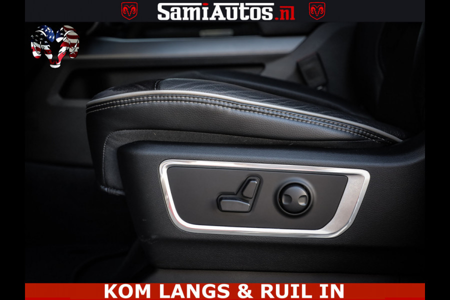 Dodge Ram SPORT | 5.7 V8 4X4 | 22 ICH WHEELS | 12 INCH MULTIMEDIA | MEMORY SEAT | BED STEP | 3500KG | GRANITE CRYSTAL | PRINS LPG | CRUISE | FULL LED | ALARM K3 | UITLAAT KLEP SYSTEEM ALS NIEUW!