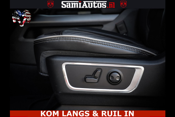 Dodge Ram SPORT | 5.7 V8 4X4 | 22 ICH WHEELS | 12 INCH MULTIMEDIA | MEMORY SEAT | BED STEP | 3500KG | GRANITE CRYSTAL | PRINS LPG | CRUISE | FULL LED | ALARM K3 | UITLAAT KLEP SYSTEEM ALS NIEUW!