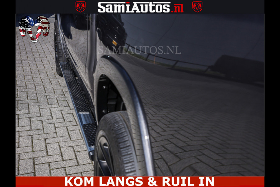 Dodge Ram SPORT | 5.7 V8 4X4 | 22 ICH WHEELS | 12 INCH MULTIMEDIA | MEMORY SEAT | BED STEP | 3500KG | GRANITE CRYSTAL | PRINS LPG | CRUISE | FULL LED | ALARM K3 | UITLAAT KLEP SYSTEEM ALS NIEUW!