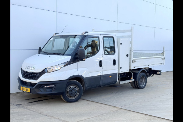 Iveco Daily 35C14 2.3 Kipper Dubbele Cabine Dubbellucht 6 Stoelen Airco Cruise Control  3,5t Trekhaak Lucht geveerde stoel