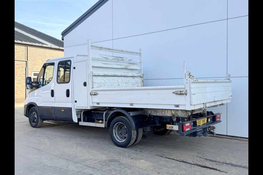 Iveco Daily 35C14 2.3 Kipper Dubbele Cabine Dubbellucht 6 Stoelen Airco Cruise Control  3,5t Trekhaak Lucht geveerde stoel