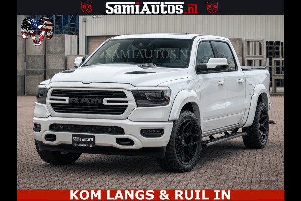 Dodge Ram V8 5.7 402PK | LARAMIE SPORT | Krachtige Hemi | Panorama Dak | 12' Scherm | LPG | Comfortabele Dubbele Cabine met Royale 5 Zitplaatsen | NIEUW EN BPM vrij | Nu Leverbaar uit Voorraad | Nr 2528 - 1276 |