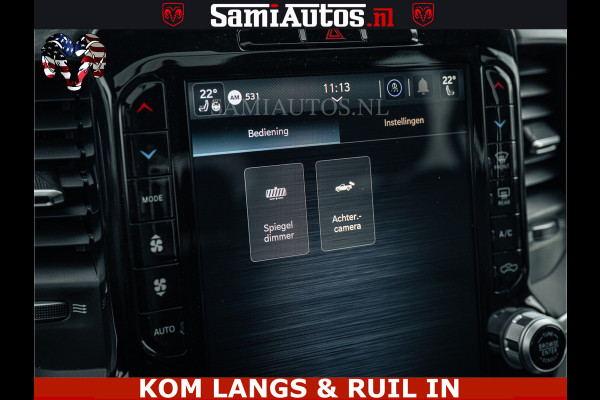 Dodge Ram SPORT | 5.7 V8 4x4 HEMI | PANORAMA DAK | GROOTSCHEM 12 INCH | LPG | Patriot Blue CREW CAB | DUBBELE CABINE | 5 PERSOONS | DC | VOORRAAD NR 2555 - 3325