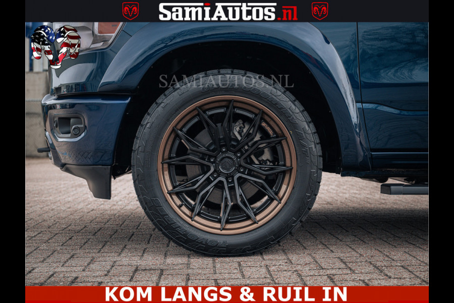 Dodge Ram SPORT | 5.7 V8 4x4 HEMI | PANORAMA DAK | GROOTSCHEM 12 INCH | LPG | Patriot Blue CREW CAB | DUBBELE CABINE | 5 PERSOONS | DC | VOORRAAD NR 2555 - 3325