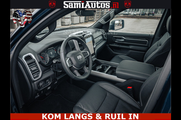 Dodge Ram SPORT | 5.7 V8 4x4 HEMI | PANORAMA DAK | GROOTSCHEM 12 INCH | LPG | Patriot Blue CREW CAB | DUBBELE CABINE | 5 PERSOONS | DC | VOORRAAD NR 2555 - 3325