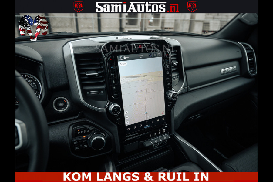 Dodge Ram SPORT | 5.7 V8 4x4 HEMI | PANORAMA DAK | GROOTSCHEM 12 INCH | LPG | Patriot Blue CREW CAB | DUBBELE CABINE | 5 PERSOONS | DC | VOORRAAD NR 2555 - 3325