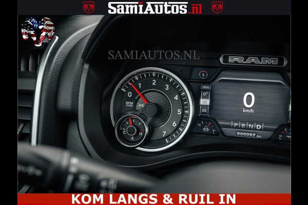 Dodge Ram SPORT | 5.7 V8 4x4 HEMI | PANORAMA DAK | GROOTSCHEM 12 INCH | LPG | Patriot Blue CREW CAB | DUBBELE CABINE | 5 PERSOONS | DC | VOORRAAD NR 2555 - 3325